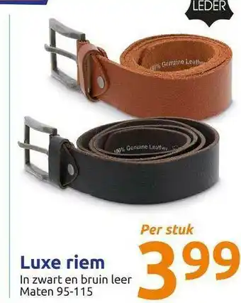 Action Luxe Riem aanbieding