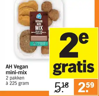 Albert Heijn AH Vegan mini-mix 225gram aanbieding