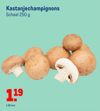 Makro Kastanjechampignons aanbieding