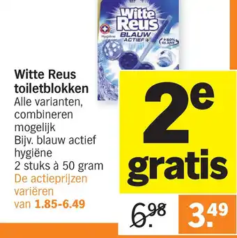 Albert Heijn Witte Reus toiletblokken 50gram aanbieding