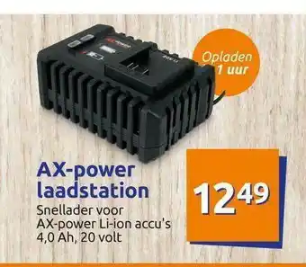 Action Ax-power Laadstation aanbieding