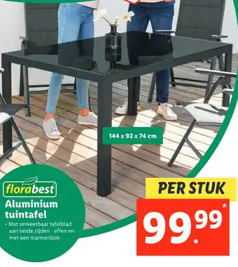 Lidl Aluminium tuintafel aanbieding