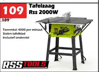 iTEK Tafelzaag RSS 2000W aanbieding