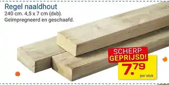 Kluswijs Regel Naaldhout aanbieding