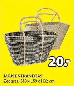 Jysk MEJSE STRANDTAS aanbieding