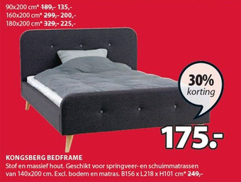 Jysk KONGSBERG BEDFRAME aanbieding