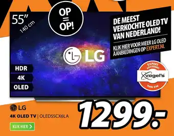 Expert LG 4K OLED TV | OLED55CX6LA aanbieding