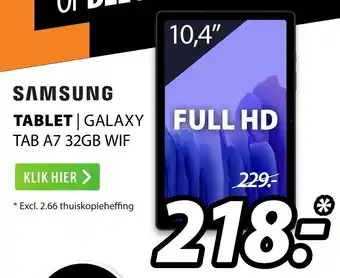 Expert SAMSUNG TABLET | GALAXY TAB A7 32GB WIFI aanbieding