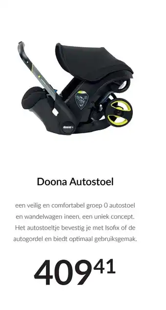 Babypark Doona Autostoel aanbieding