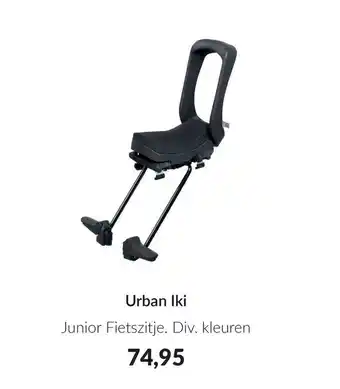 Babypark Urban Iki Junior Fietszitje. Div. kleuren aanbieding