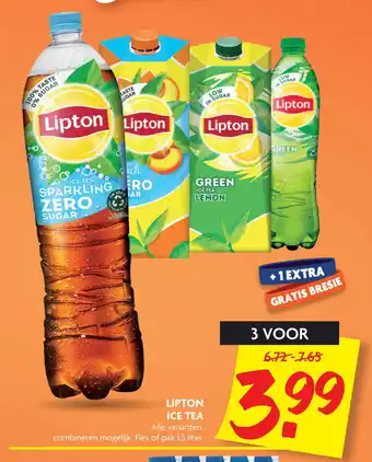 Dekamarkt Lipton Ice Tea 1.5 liter aanbieding