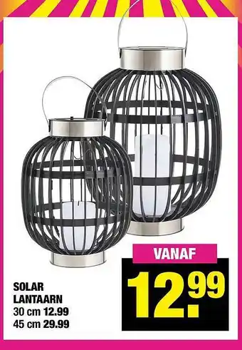 Big Bazar Solar Lantaarn aanbieding
