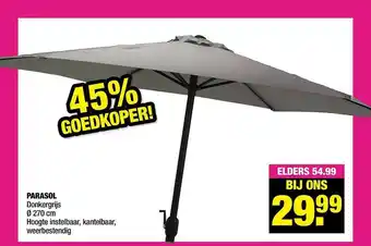 Big Bazar Parasol aanbieding