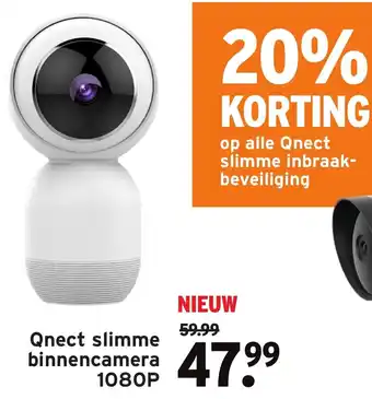 GAMMA Qnect Slimme binnencamera 1080P aanbieding