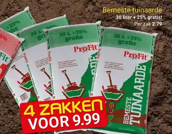 Kluswijs Bemeste tuinaarde aanbieding