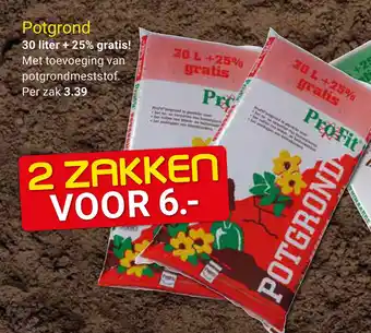 Kluswijs Potgrond aanbieding