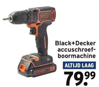 GAMMA Black+Decker Accuschroefboormachine 18V aanbieding