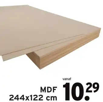 GAMMA MDF 244x122 cm aanbieding