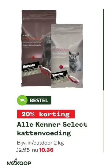 Welkoop Bestel Alle Kenner Select kattenvoeding aanbieding