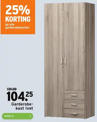 GAMMA Garderobekast Ivet aanbieding