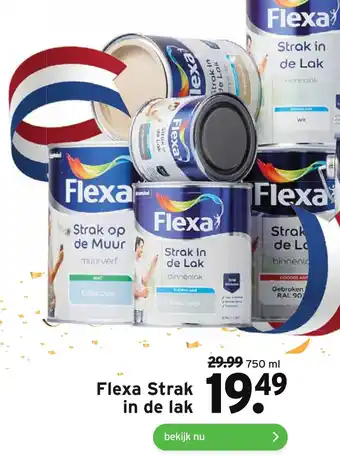 GAMMA Flexa Strak in de lak 750ml aanbieding