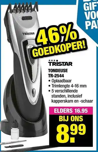 Big Bazar Tristar Tondeuse Tr-2544 aanbieding