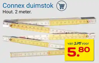 Kluswijs Connex duimstok aanbieding