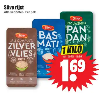 Dirk Silvo rijst aanbieding