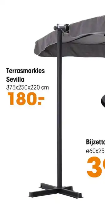 Kwantum Terrasmarkies Sevilla 37x250x220 cm aanbieding