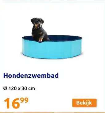 Action Hondenzwembad 120x30 cm aanbieding