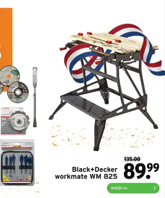 GAMMA Black+Decker workmate WM 825 aanbieding