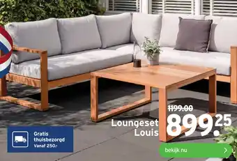 GAMMA Loungeset Louis aanbieding