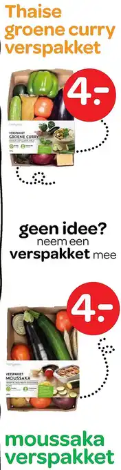 Spar geen idee? neem een verspakket mee aanbieding