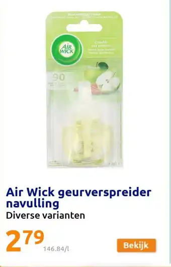 Action Air Wick geurverspreider navulling aanbieding