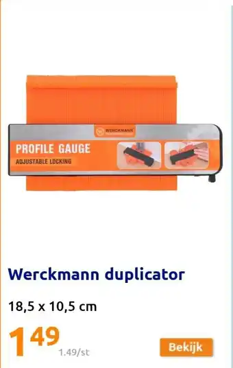 Action Werckmann duplicator 18,5x10,5 cm aanbieding