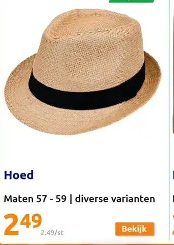 Action Hoed aanbieding