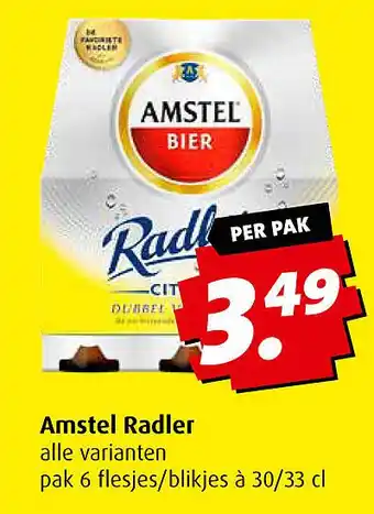 Boni Amstel Radler aanbieding