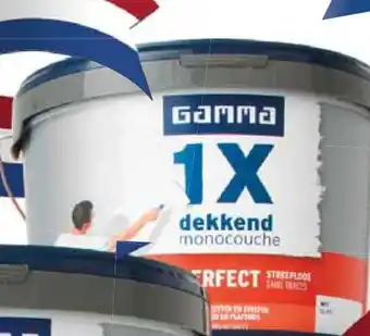 GAMMA Gamma 1x dekkend streeploos aanbieding