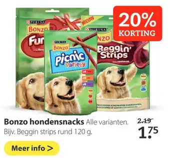 Pets Place Bonzo hondensnacks aanbieding