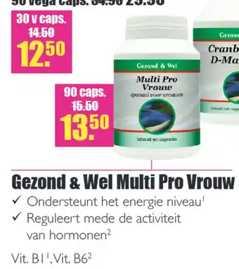 Gezond & Wel Gezond & Wel multi pro vrouw aanbieding