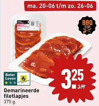 ALDI Gemarineerde filetlapjes 375g aanbieding