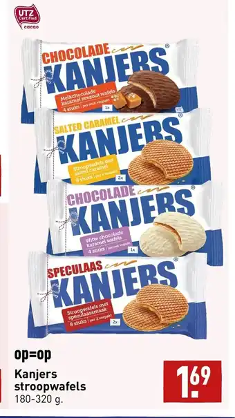 ALDI Kanjers stroopwafels 180-320g aanbieding