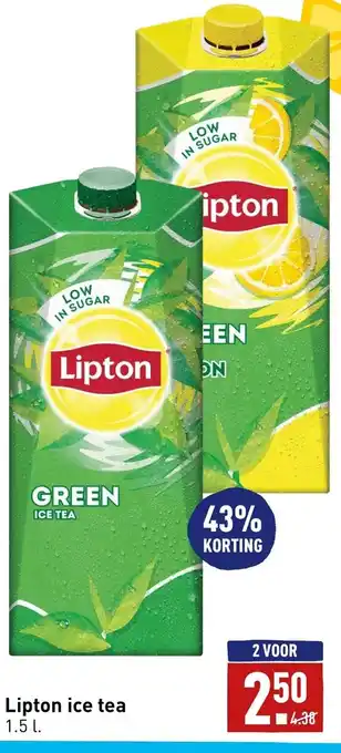 ALDI Lipton ice tea 1.5l aanbieding