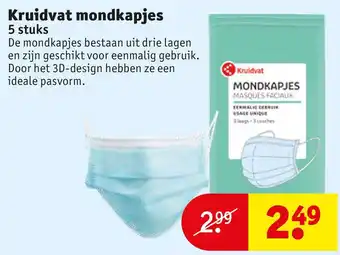 Kruidvat Kruidvat mondkapjes aanbieding