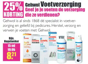 Gezond & Wel Gehwol voetverzorging 15 ml aanbieding