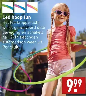 ALDI Led hoop fun aanbieding