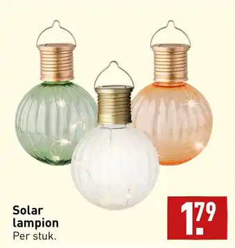 ALDI Solar lampion aanbieding