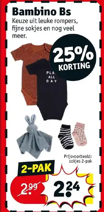 Kruidvat Bambino Bs aanbieding