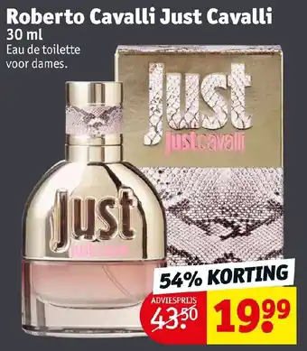 Kruidvat Roberto Cavalli Just Cavalli 30 ml aanbieding