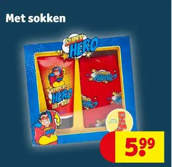 Kruidvat Met sokken aanbieding